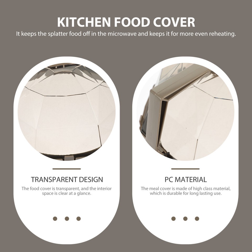 Microwave Cookware Heating Lid Food Protector Splatter Guard eBay