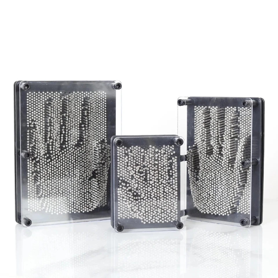 EZI-TECH Classic 3D Metal Pin Art Classic Impression Picture Maker Desk Toy Frame Gadget