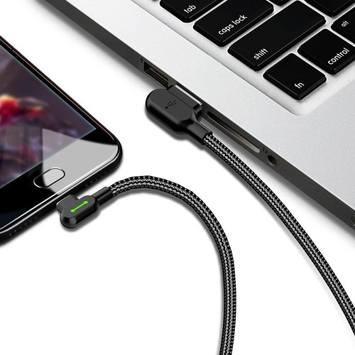 Fast Charging Cable Mobile Phone Cord USB Type C Cable LED Quick