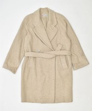La Galleria Womens Overcoat Uk 20 2xl Off White Vintage Pc03