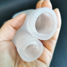 2PCS Male Silicone Penis Extender Stretcher Enhancer Enlarger Sleeve XL XXL