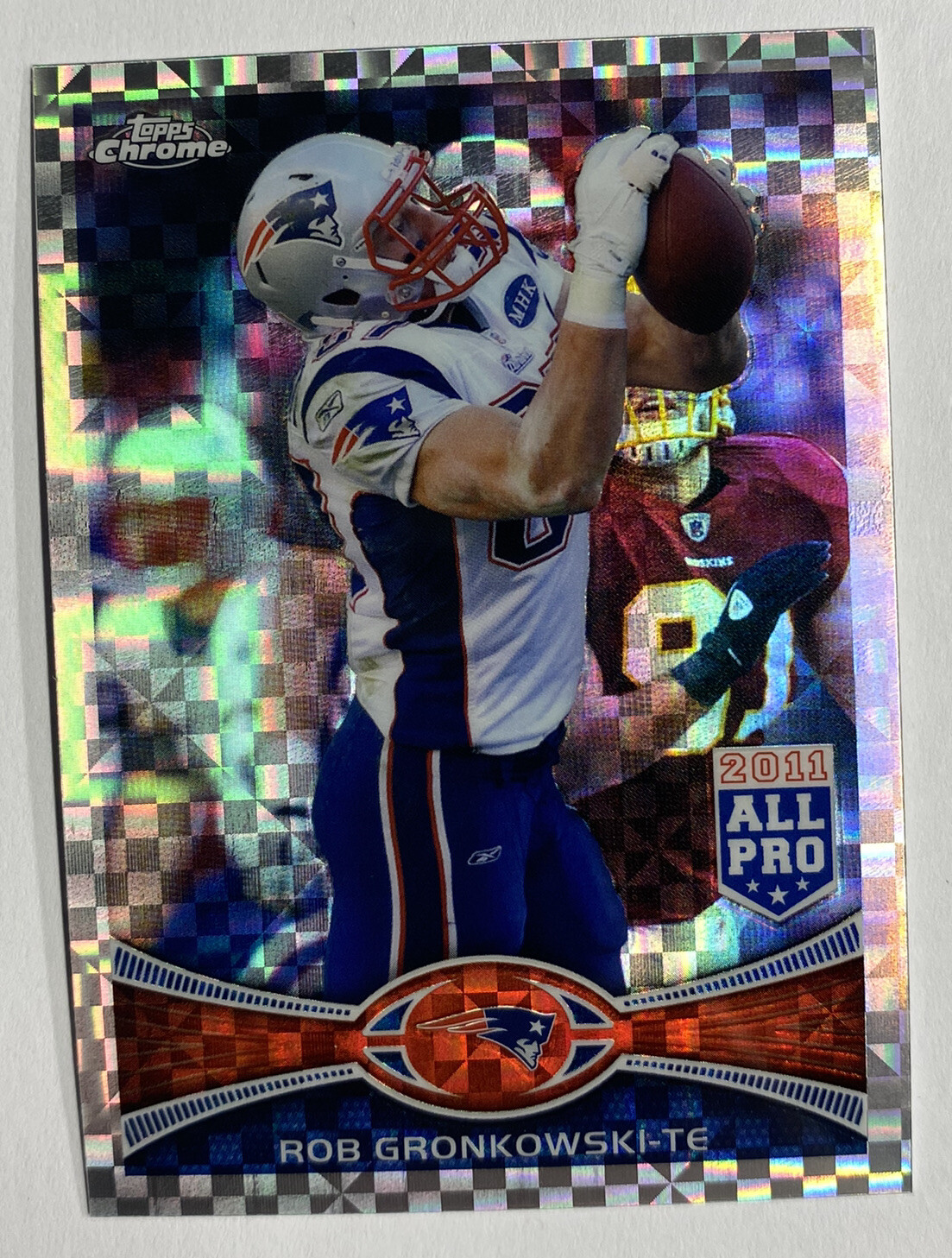 2012 Topps Chrome Xfractor Rob Gronkowski #12