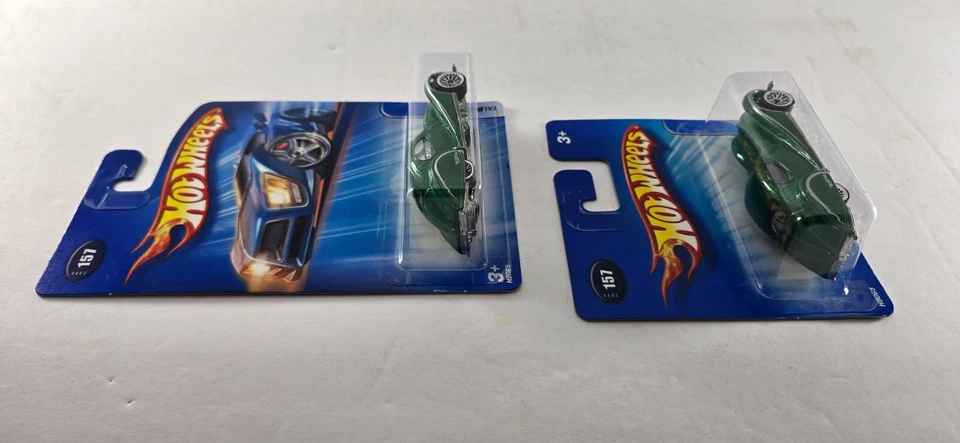 2005 Hot Wheels Collector #157 TALBOT LAGO Green w/Chrome Lace Spokes short lot - Image 3 of 4