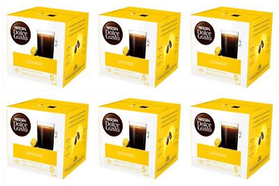 NESCAFÉ Dolce Gusto Grande Kaffee, 96 Kaffeekapseln, 100% Arabica Bohnen 6x16