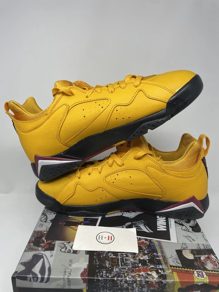 Air Jordan 7 Retro Bajo NRG Taxi Talla 10 AR4422-701 Auténtico Raro De Colección Amarillo Foto 3 de 4