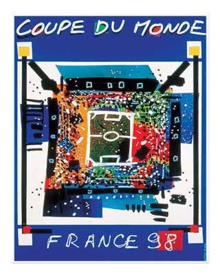 1998 World Cup France Poster - for icon_manchester A2 | eBay UK