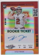 2021 Panini Contenders Football Kyle Trask RC Rookie Ticket Auto Variation 06/20