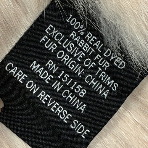 525 America Luxe Faux Fur Vest Sleeveless Luxe Rabbit Fur Blush Pink Size S - Picture 5 of 9