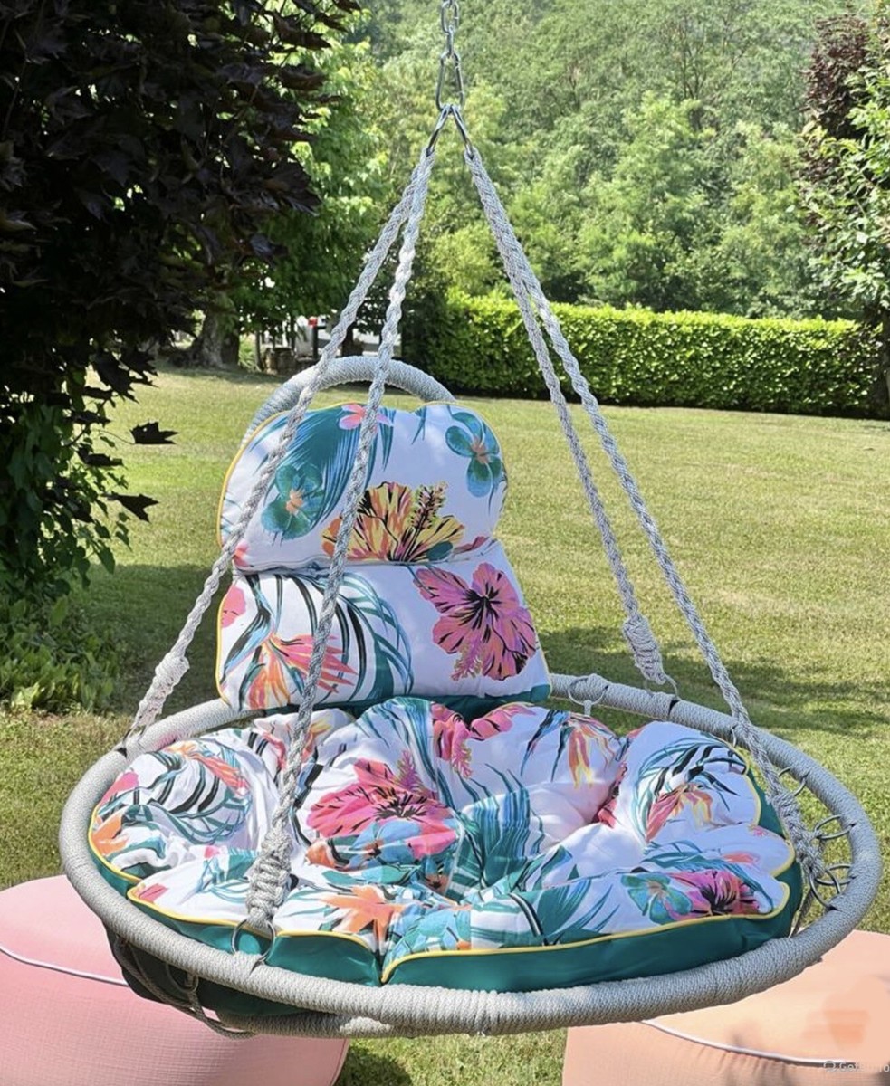 Sedia Sospesa Dondolo Giardino Maison Du Monde Poltrona Pensile