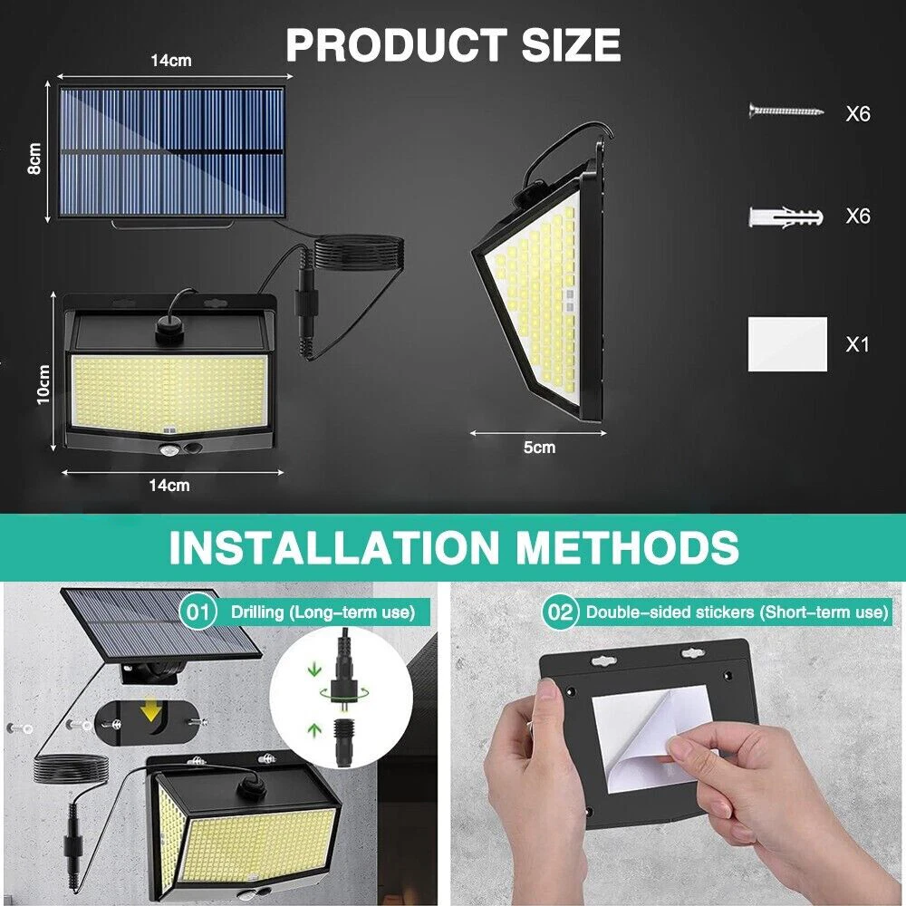 PIR motion sensor light detecting movement near a shed