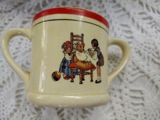 Vintage Child's Cup, CPCO Crown Pottery Porcelain, Children at Play, CPC9 1035