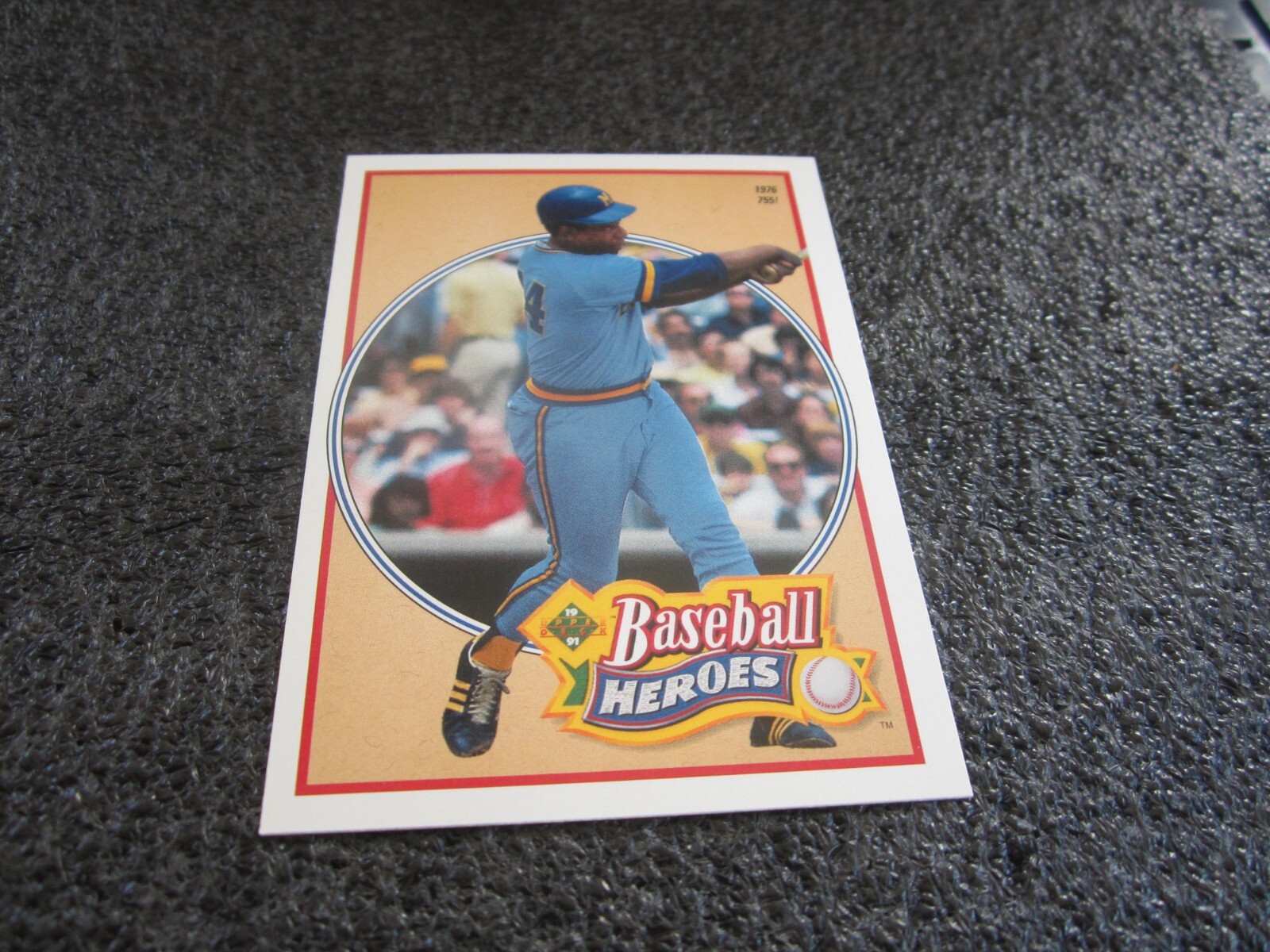 1991 UPPER DECK BASEBALL HEROES CARD HANK AARON BRAVES/HOF 25/27 eBay