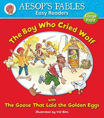 Der Junge, der Wolf schrie: mit der Gans, die die goldenen Eier legte (Aesops Fabeln