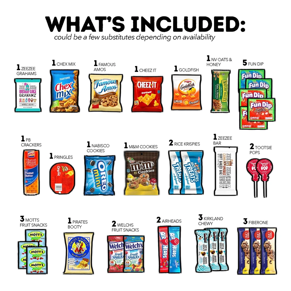 BITEBOX (50 unidades) Paquete de variedad de Halloween Paquete de cuidado Cesta de regalo... Foto 2 de 4