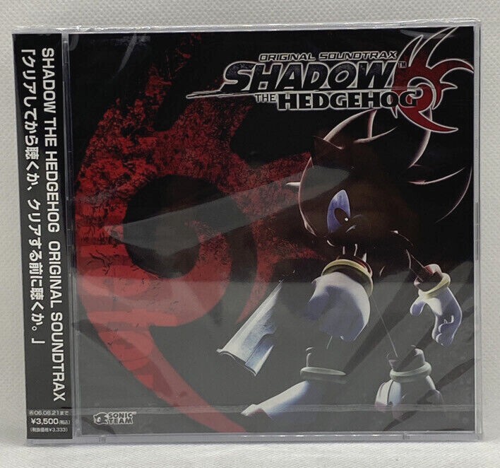 SHADOW THE HEDGEHOG ORIGINAL SOUNDTRAX CD 2 discs 90 tracks