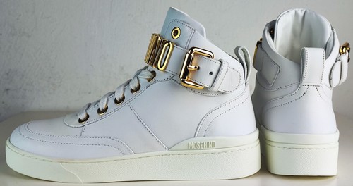 Zapatillas deportivas mujer MOSCHINO tobillo T.37 NUEVO - Imagen 1 de 15