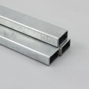 Verzinktes Rechteckrohr Stahl 50x20x3mm - 1000mm Länge, Hohlprofil