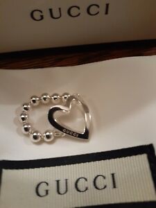 NEW GUCCI TOGGLE STERLING SILVER 925 