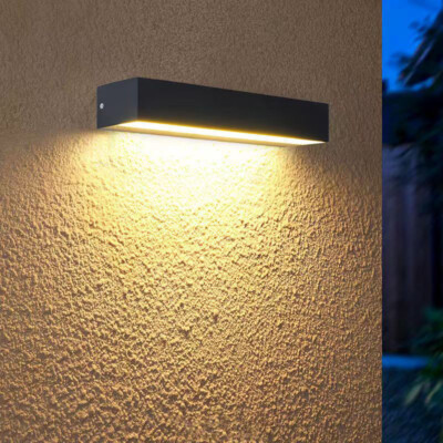 COB LED Outdoor Wall Lamp Fixture Waterproof Strip Light Indoor Bedside Lighting