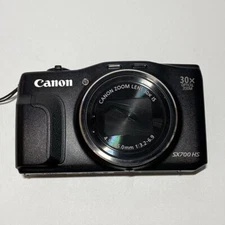 Canon Powershot Sx700 Hs Black Digital Camera Used Main Unit Only