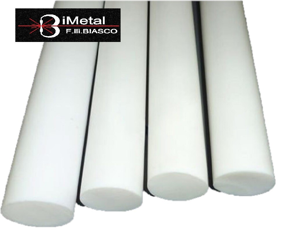 Barra Tonda In PVC Bianco - Diametro 15mm, Lunghezza 1000mm, Per Hobby E Lavorazioni Meccaniche