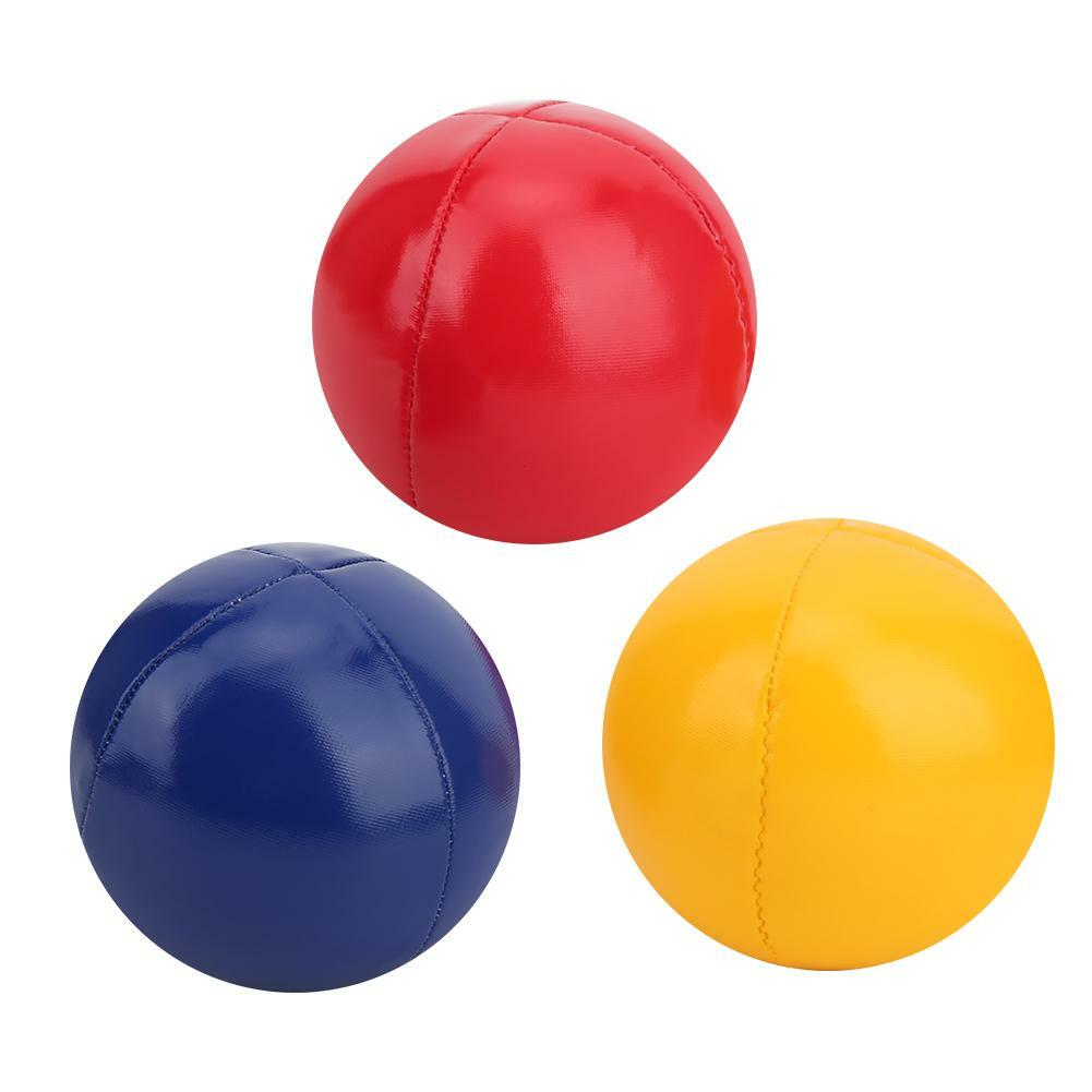 3Pcs Juggling Throw Balls Set Protable Children Juggle Circus Beginner
