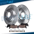 4pc 10.20" Rear Drilled Brake Rotors Brake Pads Kit for 2007 - 2013 Mini Cooper
