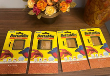 Lot of 3 Tetra BettaMin Floating Mini Pellets 0.6 oz Fish Feed Total Diet Clean