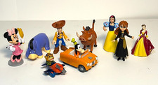 Mixed Disney Figure 9 pc Lot PVC Toys Frozen Goofy Lion King Toy Story Princess