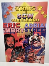 ERIC EMBRY Authentic Hand Signed Autograph 4X6 Photo SCW Wrestling WWC NWA