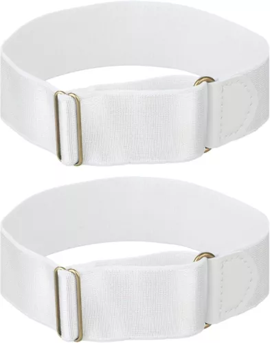 Verstellbares elastisches Armband Hemd Strumpfband Ärmel Halterlos Halter Manschette Clip Band heiß - Bild 6 von 10