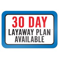 30 Day Layaway Plan Available 9 X 6 Metal Sign 30 Day Layaway Plan Available 9 X 6 Metal Sign