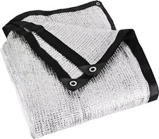 Aluminet 85 Heavy Duty Shade Cloth Mesh Sun Block Fabric Sun Reflect Pet Shade