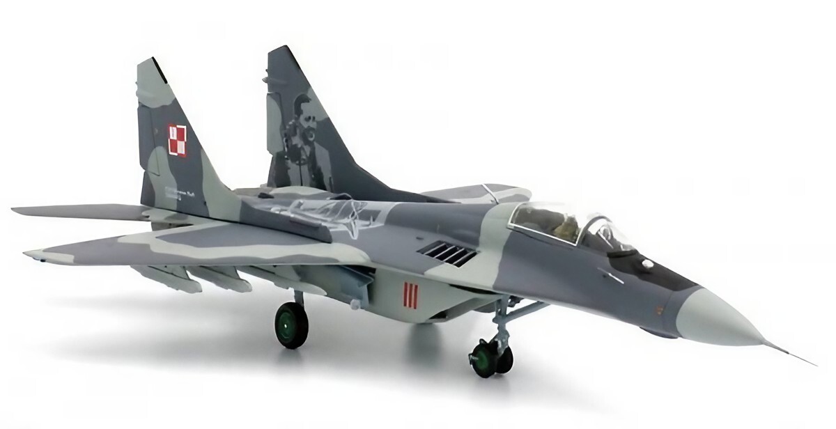 航空機・ヘリコプター No308 1/72 MIG Fulcrun Fighter Aircraft MiG-29 Fulcrum-A 1:72 Diecast Model - Herpa HE-580557 - $149.95