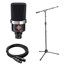 Neumann Tlm 102 Bk Cardioid Microphone - Black Performer Pak