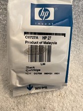 HP 27 Black Ink Cartridge Genuine New Sealed