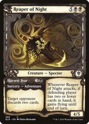 Reaper of Night   Harvest Fear (Showcase) [Throne of Eldraine]