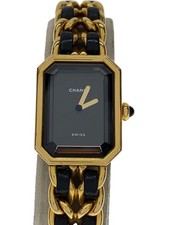 Women's Wrist Watch Premiere L Quartz Analog BLK GLD Used