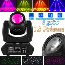 High Power 150W LED Stage Moving Head Light DMX512 Beam 18Prism 8Pattern 8Color