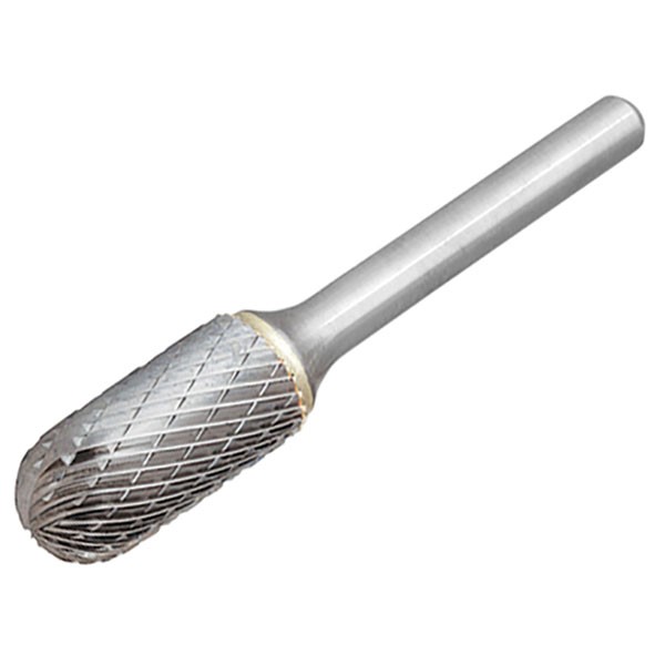 Dormer Solid Carbide Bright Rotary Burr Ball Nosed Cylinder 16x6mm