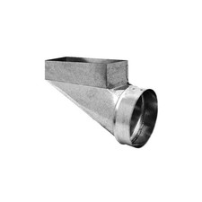 Southwark Metal 28R4106 End Register Boot 4x10x6 Steel Galv