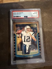 Tom Brady 2000 Bowman Rookie Card #236 PSA 8 NM-MT