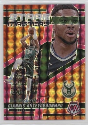 2024 Panini Mosaic Stare Masters Pink Prizm 94/149 Giannis Antetokounmpo #1 1m00
