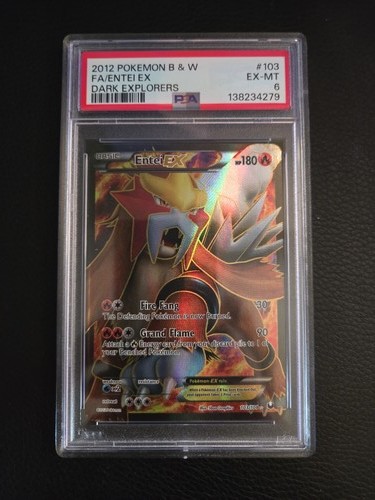 Entei-EX graded PSA 6 for sale on eBay
