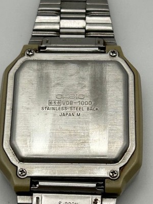 CASIO DATA BANK VDB-1000 Touch Screen Watch 80s Japan | eBay