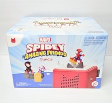 Tonies Toniebox Audio Player Marvel Bundle Spidey and his Amazing Friends SEALED