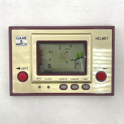 Nintendo Game & Watch Helmet CN-07 Japanese Game Console 1981 