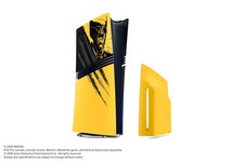 PlayStation 5 Pro Console Cover Wolverine Battle Yellow Limited Edition PSL