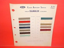 1964 Amc Rambler American Convertible Classic Ambassador Canada Paint Chips