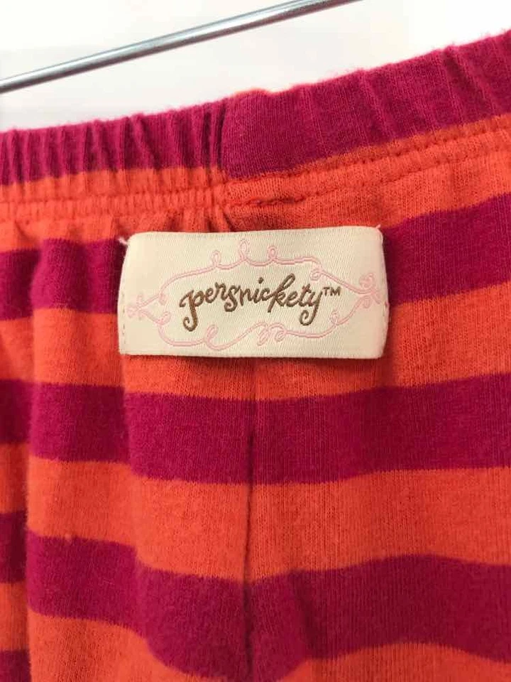 Pantalones de niña a rayas talla 7 naranja persnickety de segunda mano Foto 3 de 3